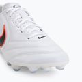 Pánske futbalové kopačky Nike Tiempo Ligera Pro FG white/bright crimson/black 7