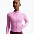Dámska tréningová mikina Nike Zenvy Dri-Fit Full Zip light magenta/white