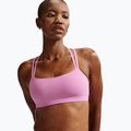 Fitness podprsenka Nike Zenvy Strappy Light-Support light magenta/white