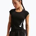 Dámske bežecké tričko Nike Swoosh Run Dri-Fit black/white/white 2