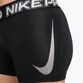 Dámske tréningové šortky Nike Pro Mid Rise Biker 3" black/white/metallic silver 8