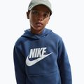 Detská mikina Nike Club Fleece Hoodie mystic navy/white
