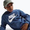 Detská mikina Nike Club Fleece Hoodie mystic navy/white 5