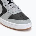 Topánky  Nike Court Borough Mid 2 black/white/gum med brown/light smoke grey 7