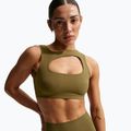 Fitness podprsenka Nike Zenvy Light-Support Lightly Lined olive flak/white 5