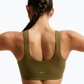 Fitness podprsenka Nike Zenvy Light-Support Lightly Lined olive flak/white 6