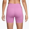 Dámske šortky Nike One High-Waisted Biker 5" light magenta/white 2