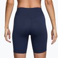 Dámske šortky Nike One High-Waisted Biker 8" midnight navy/white 2