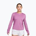 Tréningové tričko longsleeve Nike One Classic Dri-Fit light magenta/white