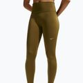 Dámske bežecké legíny Nike Tempo High-Waisted 7/8 olive flak