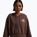 Dámska mikina Nike Phoenix Full-Zip Hoodie light chocolate