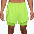 Pánske bežecké šortky Nike Stride Dri-Fit Hybrid 5" volt ice