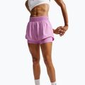 Dámske bežecké šortky Nike One Dri-FIT 2IN1 light magenta/white