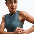 Dámske tréningové tričko Nike Pro Dri-Fit mineral slate/faded spruce/white 4
