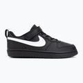 Detské topánky Nike Court Borough Low Recraft black/black/white 2