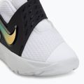 Detské topánky Nike Team Hustle D 12 white/black/clear emerald/topaz gold 7