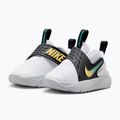Detská obuv Nike Team Hustle D 12 white/black/clear emerald/topaz gold 3
