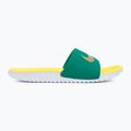 Detské šľapky Nike Coffee malachite/sonic yellow/metallic gold 2