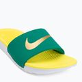 Detské šľapky Nike Coffee malachite/sonic yellow/metallic gold 7