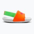Detské šľapky Nike Kawa total orange/green strike