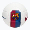 Lopta na mini futbal Nike Skills FC Barcelona white/cardinal red size 1 2