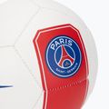 Lopta na mini futbal Nike Skills Paris-Saint Germain white/university red size 1 3