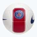 Lopta na mini futbal Nike Skills Paris-Saint Germain white/university red size 1 2