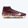 Pánske kopačky Nike United Mercurial Superfly 10 Academy MG burgundy crush/metallic silver