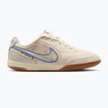 Pánske futbalové kopačky Nike Tiempo Streetgato PRM IC coconut milk/gum medium brown/blue crystal