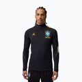 Pánsky futbalový longsleeve Brazil Strike Elite Jordan Dri-Fit Drill Top black/yellow pulse/light mint/P109C