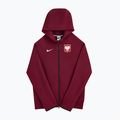 Pánska futbalová mikina Nike Tech Fleece Poland Full Zip Hoodie team red 3