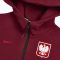 Pánska futbalová mikina Nike Tech Fleece Poland Full Zip Hoodie team red 4