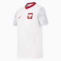 Detský futbalový dres Nike Dri-Fit Poland Home 2026 white/field silver