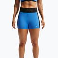 Dámske tréningové šortky Nike Pro Sculpt Dri-Fit High-Waisted Biker 5" light photo blue/black/white