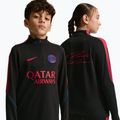 Detská futbalová mikina Nike Paris Saint-Germain Strike Dri-Fit Soccer Knit Drill Top black/global red/global red