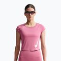 Dámske bežecké tričko Nike Swoosh Run Dri-Fit peony/photon dust/white
