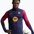 Pánska futbalová mikina Nike FC Barcelona Strike Soccer Drill Top blackened blue/mineral yellow 4