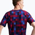 Pánsky futbalový dres Nike FC Barcelona Dri-Fit Pre-Match noble red/mineral yellow 5