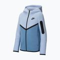 Detská mikina Nike Sportswear Tech Fleece Full Zip hydrogen blue/work blue/black/black 7