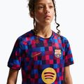 Detský futbalový dres Nike FC Barcelona Dri-Fit Pre-Match noble red/mineral yellow 4