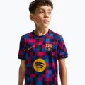 Detský futbalový dres Nike FC Barcelona Dri-Fit Pre-Match noble red/mineral yellow 5