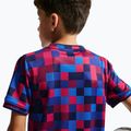 Detský futbalový dres Nike FC Barcelona Dri-Fit Pre-Match noble red/mineral yellow 7