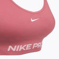 Fitness podprsenka Nike Pro Seamless Light Support peony/white 3