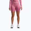 Dámske tréningové šortky Nike Pro Seamless High Waisted Biker 5" peony/white