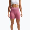 Dámske tréningové šortky Nike Pro Seamless High Waisted Biker 5" peony/white 5