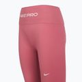 Dámske legíny Nike Pro Seamless ružová pivoňka/biela 3