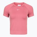 Dámske tréningové tričko Nike Pro Seamless Dri-Fit peony/white