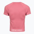 Dámske tréningové tričko Nike Pro Seamless Dri-Fit peony/white 2