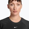 Dámske tréningové tričko Nike Pro Seamless Dri-Fit black/white 3