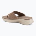 Dámske šľapky SKECHERS Ultra Flex 3.0 Rhythm Waves brown 3